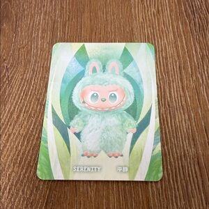 Pop Mart authentic Big Into Energy Serenity card only